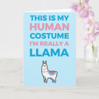 Das ist mein menschliches Kostüm - Llama Edition I
