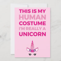 Das ist mein menschliches Kostüm - Unicorn Edition