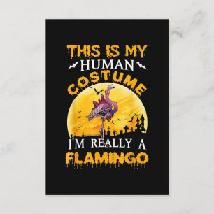 Das ist mein menschliches Kostüm wirklich Flamingo Begleitkarte