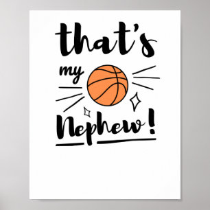 Das ist mein Nephew Basketball Poster
