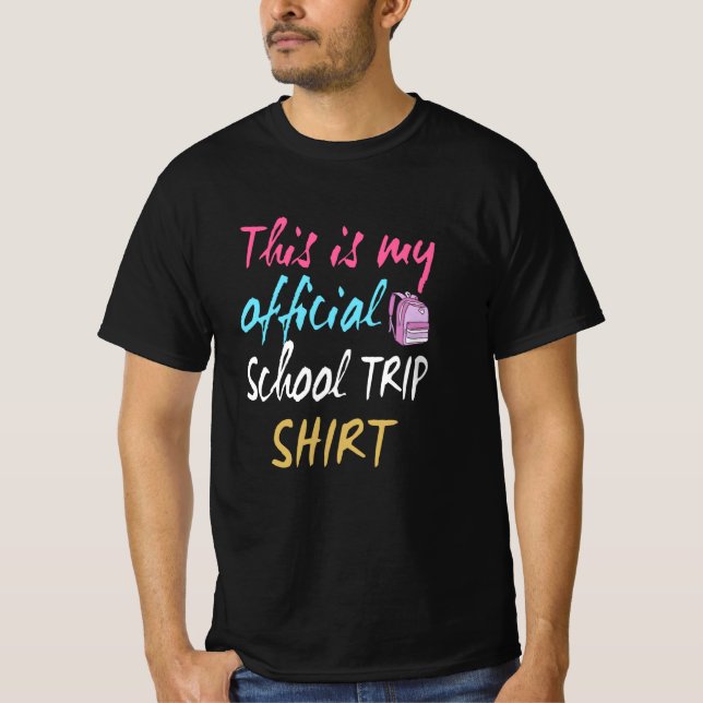 Das ist mein offizielles Shirt für Schulreisen (Vorderseite)