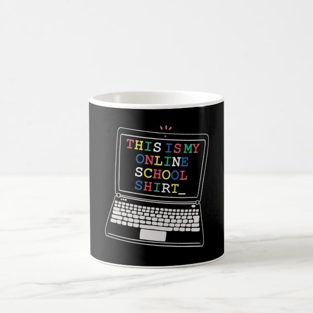 Das ist mein Online-Shirt Kaffeetasse (Mittel)