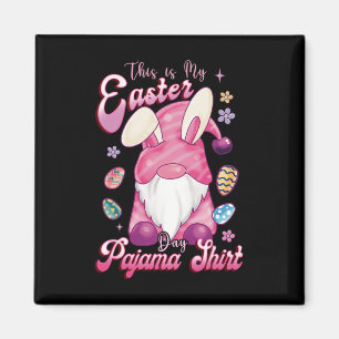 Das ist mein Oster-Pyjama Ostertag Hase Ostern E Magnet