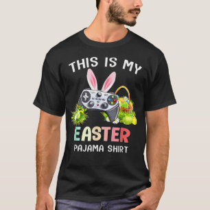 Das ist mein Osterpajama Game Kontrolle Basket Gam T-Shirt