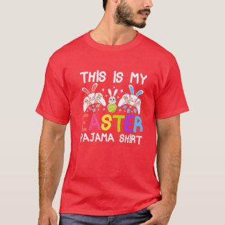 Das ist mein Osterpajama Videospiel Lover Gaming E T-Shirt