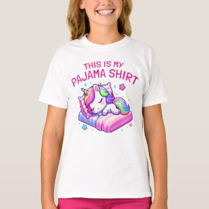 Das ist mein Pajama Shirt Unicorn Sleepshirt