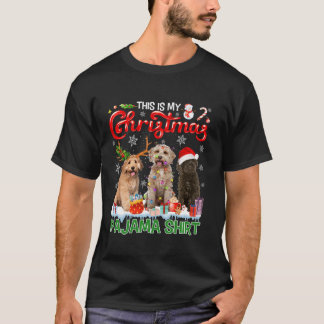 Das ist mein Pajamas Labradoodle Hund Lover Christ T-Shirt