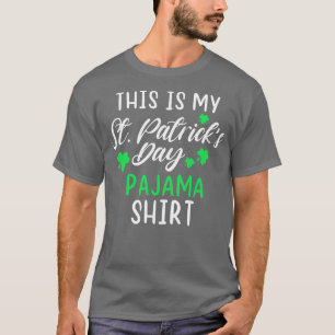 Das ist mein Patricks Tag Pyjama Shirt Geschenk fü