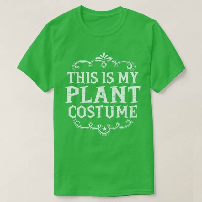Das ist mein Pflanze-Kostüm Funny Lazy Halloween T-Shirt (Design vorne)