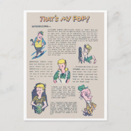 Das ist mein Pop Postkarte