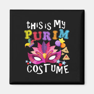 Das ist mein Purim-Kostüm-Geschenk für jüdische Pu Magnet