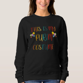 Das ist mein Purim-Kostüm-lustiger jüdischer Sweatshirt