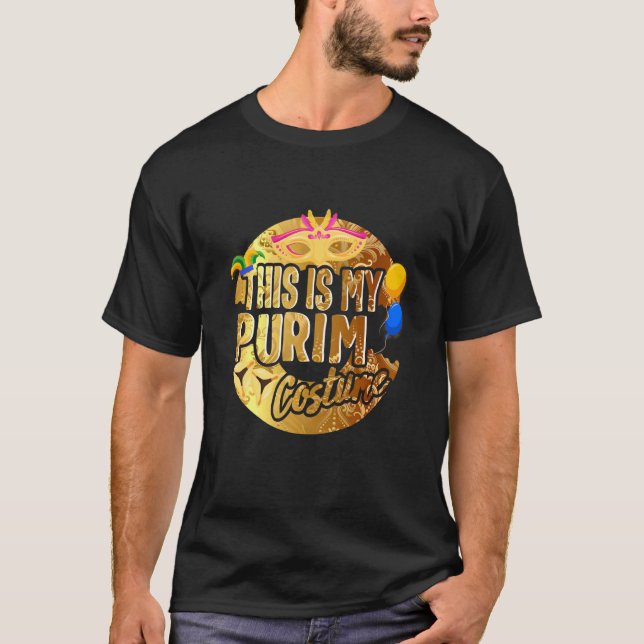Das ist mein Purim-Kostümfest mit viel jüdischem H T-Shirt (Vorderseite)