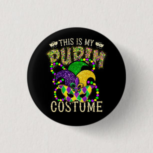 Das ist mein Purimkostüm, jüdischer Purim Mardi Gr Button
