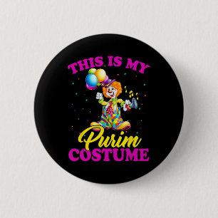 Das ist mein Purimkostüm, jüdisches Purim-Geschenk Button
