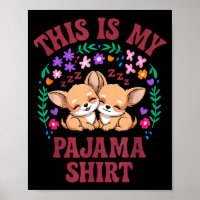 Das ist mein Pyjama-Shirt kleines Chihuahua-Schlaf