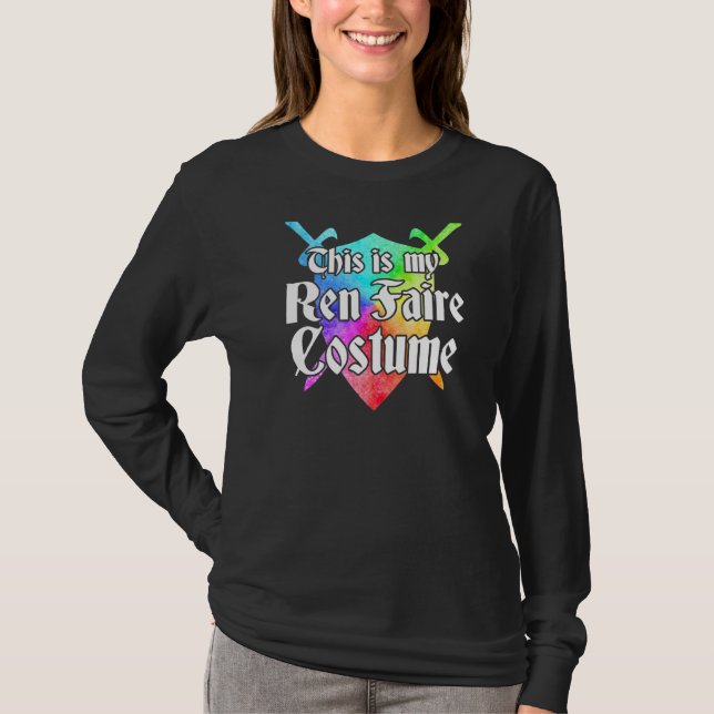 Das ist mein Ren Faire Kostüm Funny Mittelalterlic T-Shirt (Vorderseite)