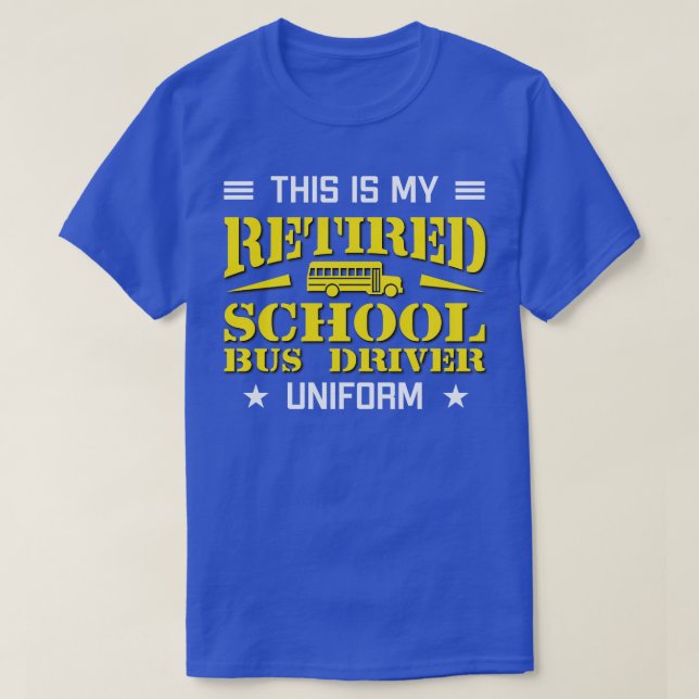 Das ist mein Schulbusfahrer, einheitlich T-Shirt (Design vorne)