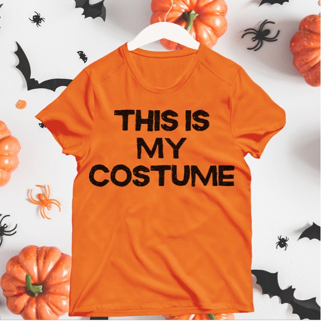 Das ist mein schwarzes Kostüm-Halloween-Geschenk T-Shirt (Von Creator hochgeladen)