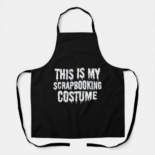 Das ist mein Scrapbooking-Kostüm Halloween T-Shirt Schürze