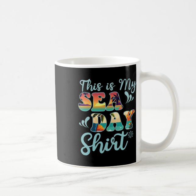 Das ist mein Seetag Funny Family Sommerurlaub Kaffeetasse (Rechts)