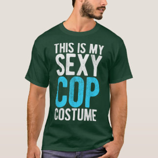 Das ist mein Sey Polizist Kostüm Funny Halloween 6 T-Shirt