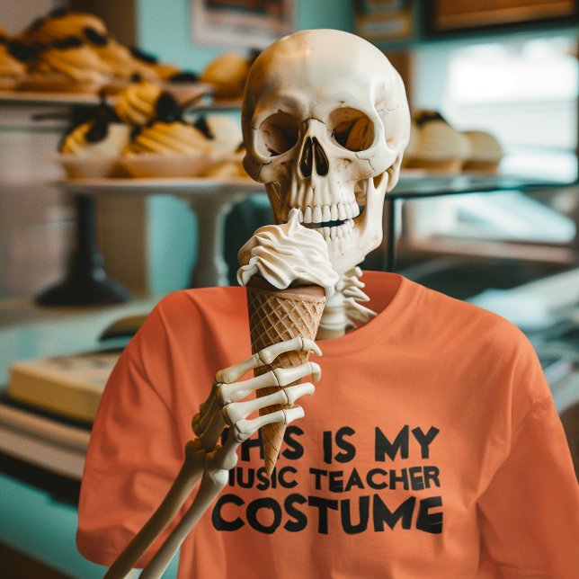 Das ist mein Shirt für Musiklehrer (This Is My Music Teacher Costume Shirt)