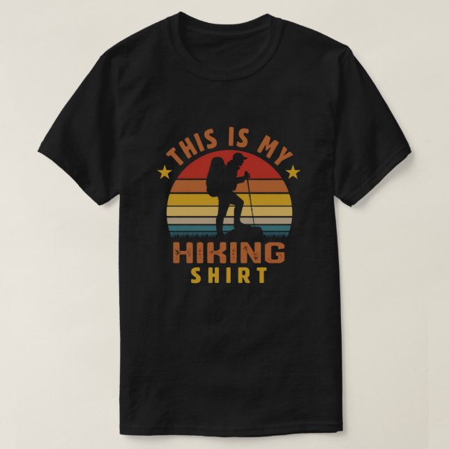 Das ist mein Shirt zum Wandern (Design vorne)