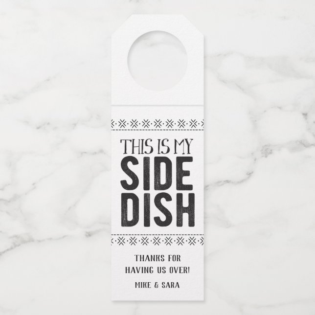 Das ist mein Side-Disc Flaschenanhänger (Vorderseite)