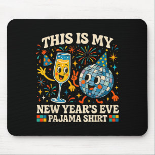 Das ist mein Silvester-Pyjama Lustiges Retro-Gesch Mousepad