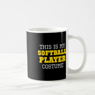 Das ist mein Softball-Spieler-Kostüm Halloween Fau Kaffeetasse