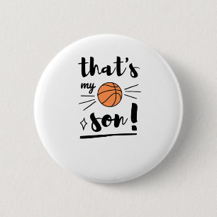 Das ist mein Sohn Basketball  Button