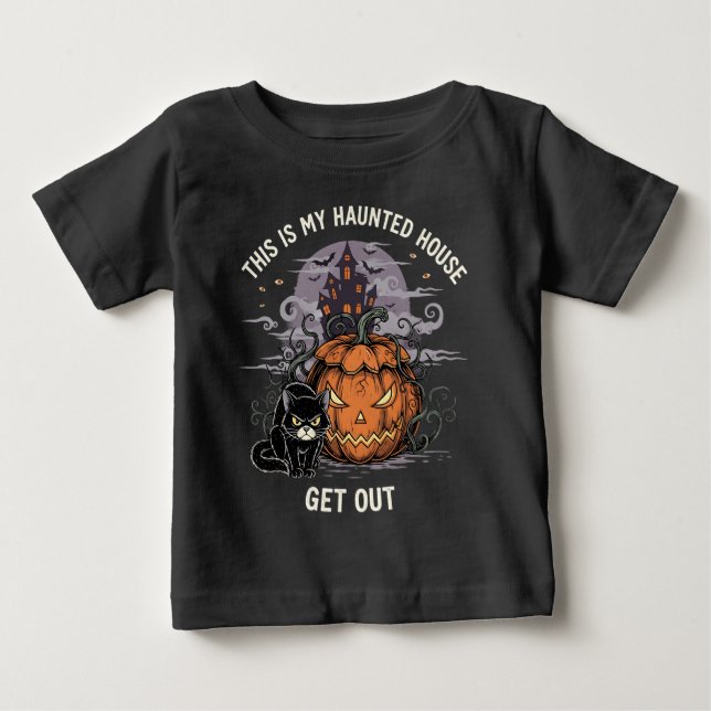 Das ist mein Spuk Haus raus Baby T-shirt (Vorderseite)