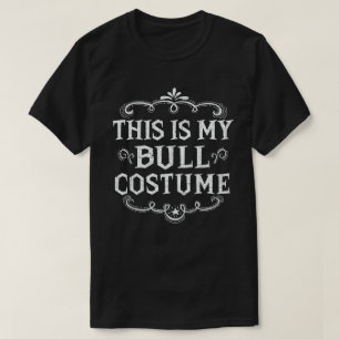 Das ist mein Stierkostüm lustiges faules Halloween T-Shirt
