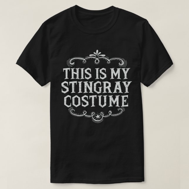 Das ist mein Stingray-Kostüm Funny Lazy Halloween T-Shirt (Design vorne)