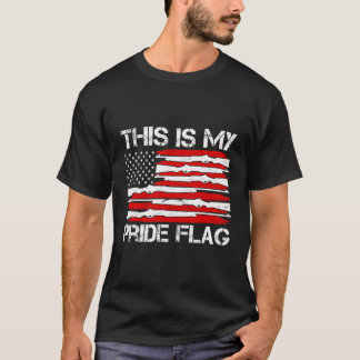 Das ist mein Stolz Flag 4. Juli Gun US Amerikaner T-Shirt