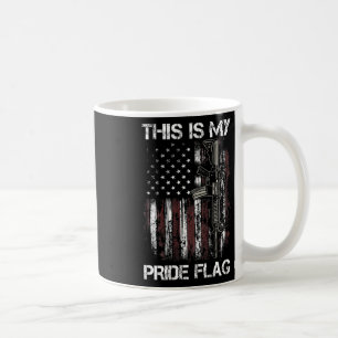 Das ist mein Stolz Flag Gun USA Amerikaner 4. Juli Kaffeetasse