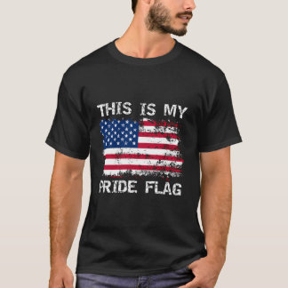 Das ist mein Stolz Flag USA American 4. Juli Pat T-Shirt