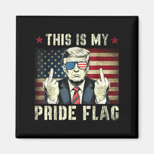 Das ist mein Stolz Flag USA American Patriotic Magnet