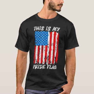 Das ist mein Stolz Flag USA USA Patriotic 4. T-Shirt