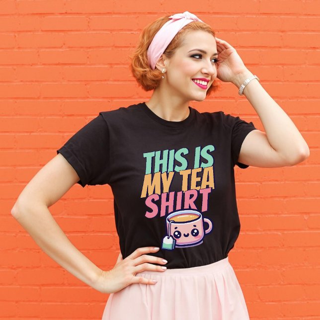 Das ist mein Tee-Shirt Funny Niedlich Pastel T-Shirt (This is my Tea Shirt Funny Cute Pastel)