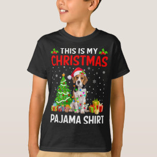 Das ist mein Weihnachts-Beagle Dog Pajama Xmas Lig T-Shirt