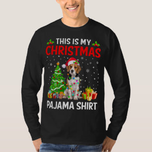 Das ist mein Weihnachts-Beagle Dog Pajama Xmas Lig T-Shirt