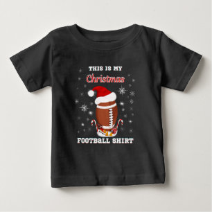 Das ist mein Weihnachts-Fußball-Shirt mit Snacks Baby T-shirt