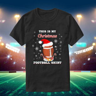 Das ist mein Weihnachts-Fußball-Shirt mit Snacks T-Shirt