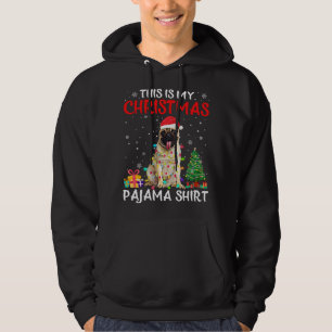 Das ist mein Weihnachts-Mops Pajama Xmas Lights Co Hoodie