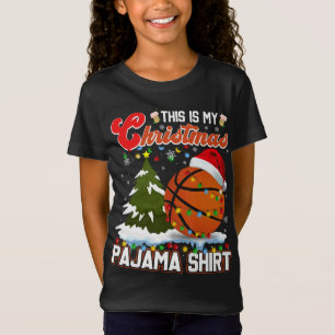 Das ist mein Weihnachts-Pajama-Basketball-Weihnach T-Shirt