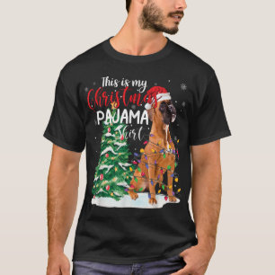 Das ist mein Weihnachts-Pajama-Boxer-Hund-Lover-Ge T-Shirt