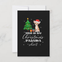 Das ist mein Weihnachts-Pajama-Chihuahua-Kostüm Sa