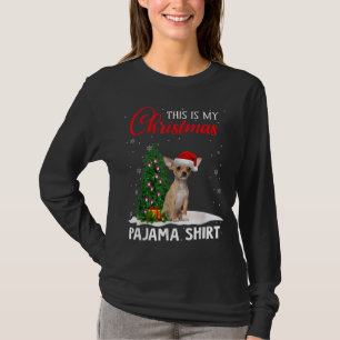 Das ist mein Weihnachts Pajama Chihuahua Xmas Dog T-Shirt